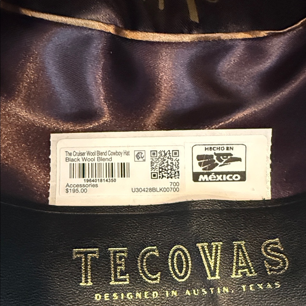 Tecovas THE CRUISER WOOL BLEND COWBOY HAT WOOL BLEND - Picture 3 of 5